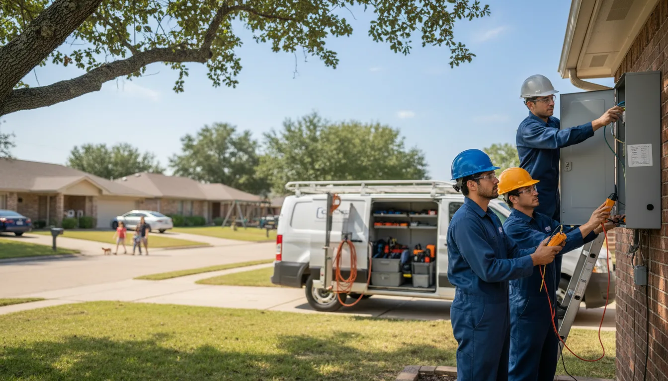 Certified electrician providing emergency electrical services in Brownsboro, AL